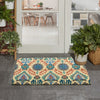 Nourison Wav17 Greetings WGT01 Blue Area Rug by Waverly