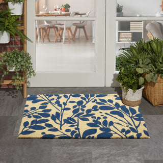 Nourison Wav17 Greetings WGT42 Navy Area Rug by Waverly