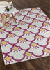 LR Resources Whimsical 81261 Cream/Pink Area Rug Alternate Image