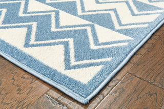 LR Resources Whimsical 81269 White/Light Blue Area Rug Alternate Image