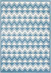 LR Resources Whimsical 81269 White/Light Blue Area Rug 4x6 Image