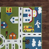 LR Resources Whimsical 81270 Green / Cream Area Rug Alternate Image