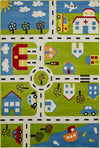 LR Resources Whimsical 81270 Green / Cream Area Rug main image