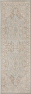 Unique Loom Whitney T-WHIT1 Cloud Gray Area Rug Runner Top-down Image