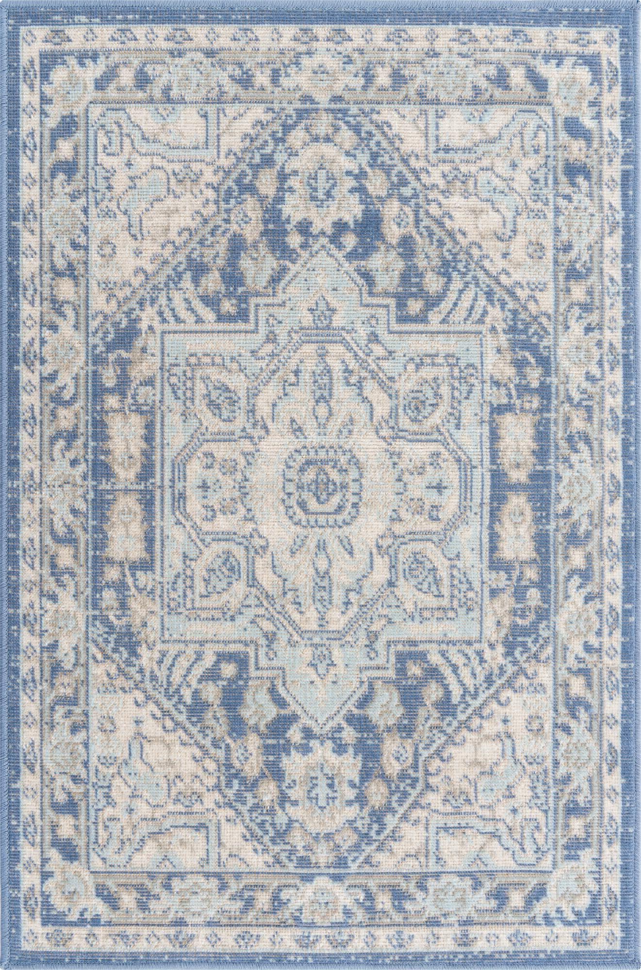 Unique Loom Whitney T-WHIT1 French Blue Area Rug main image