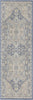 Unique Loom Whitney T-WHIT1 French Blue Area Rug Runner Top-down Image