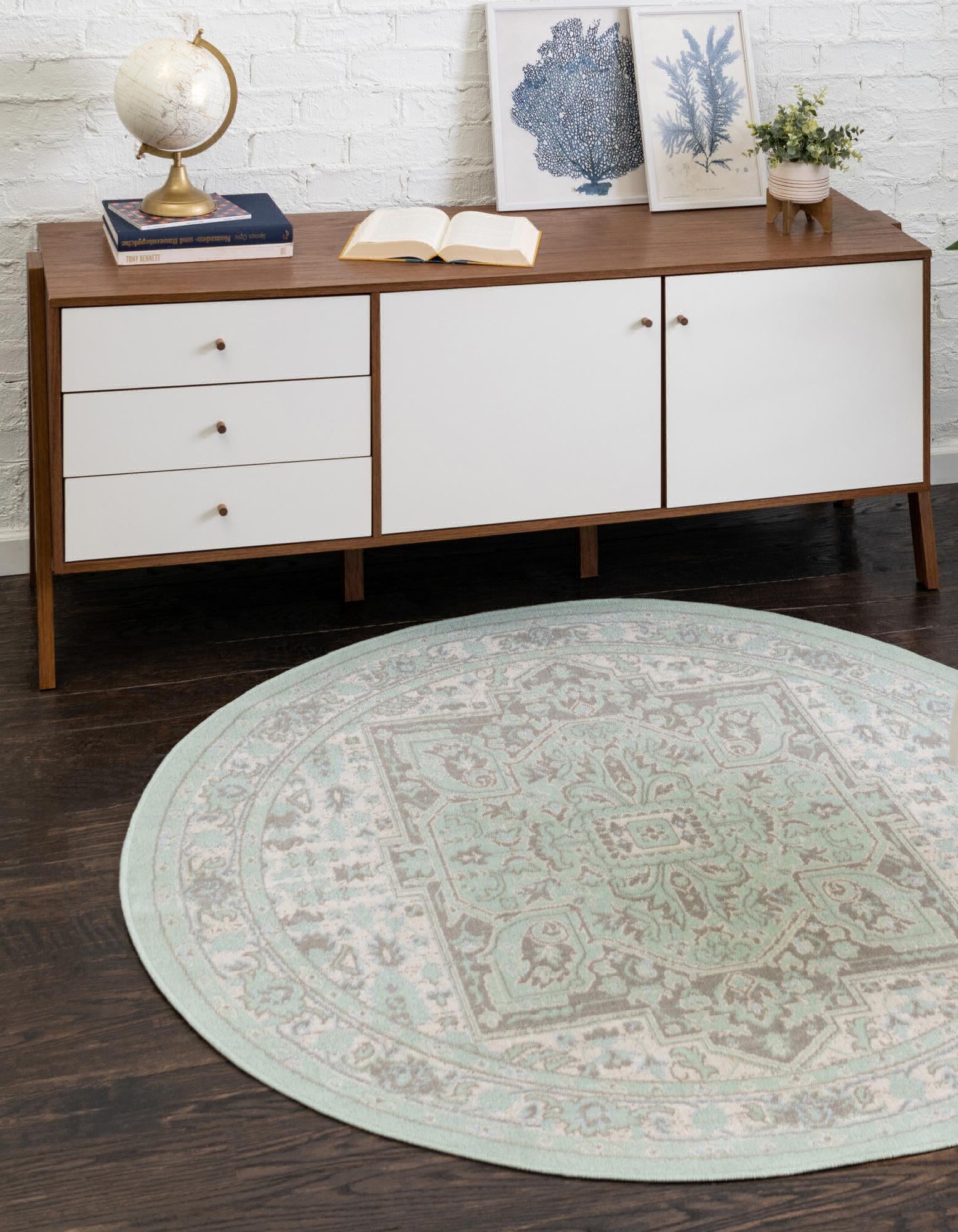 Unique Loom Whitney T-WHIT1 Mint Area Rug – Incredible Rugs and Decor