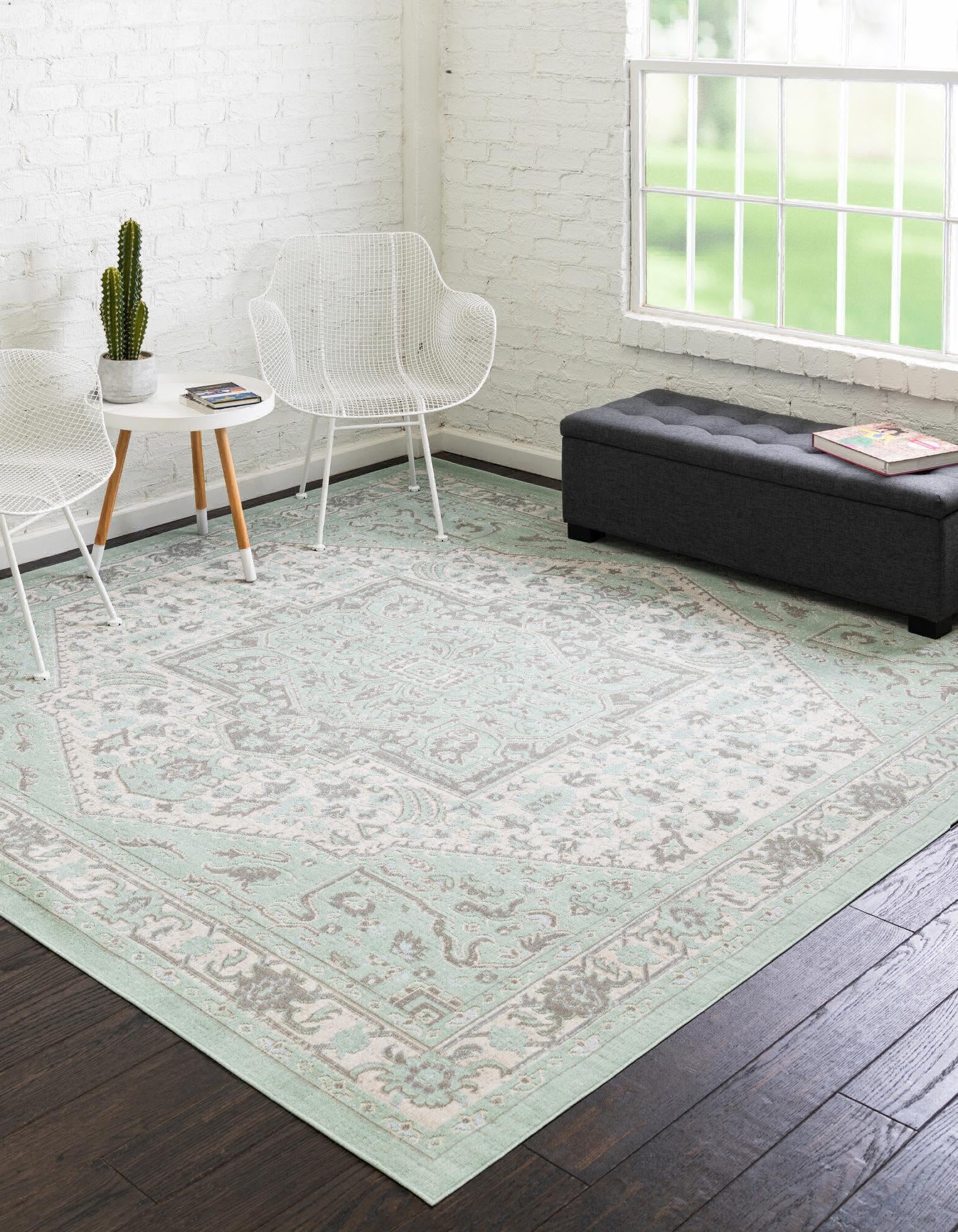 Unique Loom Whitney T-WHIT1 Mint Area Rug – Incredible Rugs and Decor