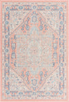 Unique Loom Whitney T-WHIT1 Powder Pink Area Rug main image