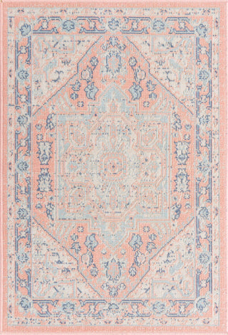 Unique Loom Whitney T-WHIT1 Powder Pink Area Rug main image