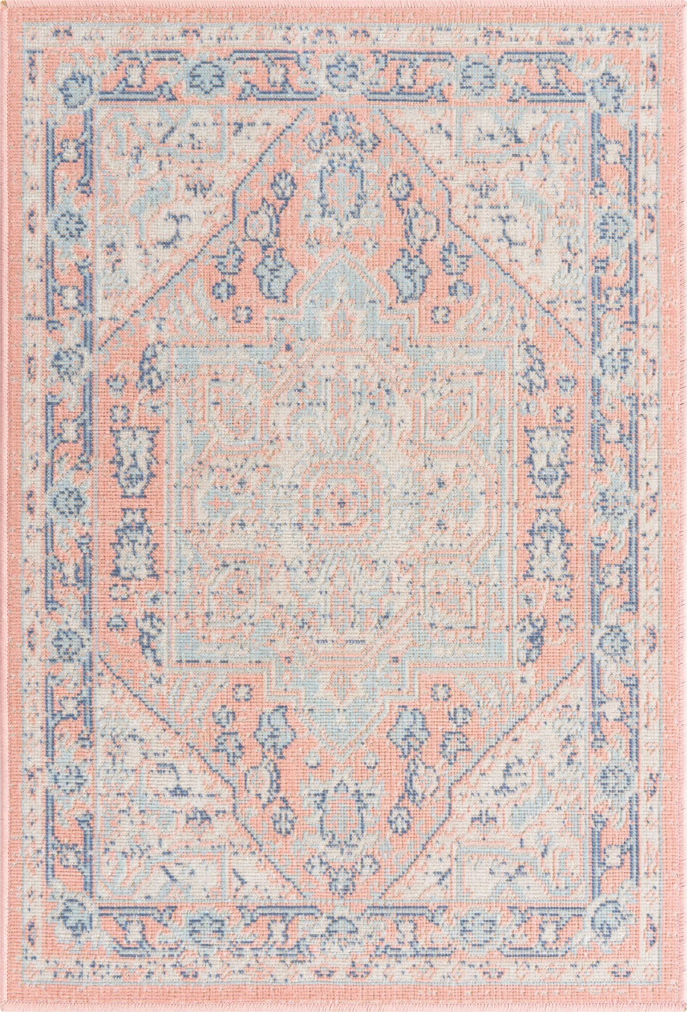 Unique Loom Whitney T-WHIT2 Pink Area Rug – Incredible Rugs and Decor