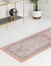 Unique Loom Whitney T-WHIT1 Powder Pink Area Rug Runner Lifestyle Image