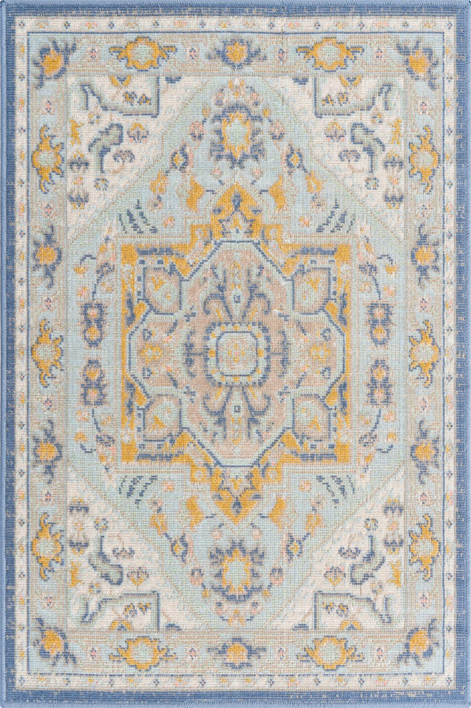 Unique Loom Whitney T-WHIT1 Sky Blue Area Rug main image