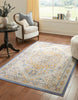 Unique Loom Whitney T-WHIT1 Sky Blue Area Rug Rectangle Lifestyle Image