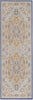 Unique Loom Whitney T-WHIT1 Sky Blue Area Rug Runner Top-down Image