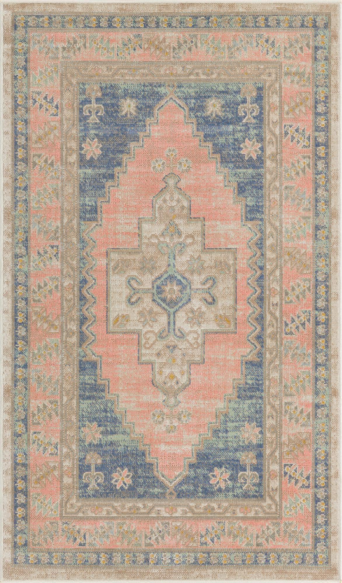 Unique Loom Whitney T-WHIT1 French Blue Area Rug – Incredible Rugs and ...