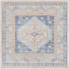 Unique Loom Whitney T-WHIT2 Sky Blue Area Rug Square Top-down Image