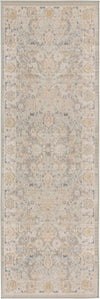 Unique Loom Whitney T-WHIT3 Cloud Gray Area Rug Runner Top-down Image