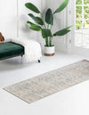 Unique Loom Whitney T-WHIT3 Cloud Gray Area Rug Runner Lifestyle Image