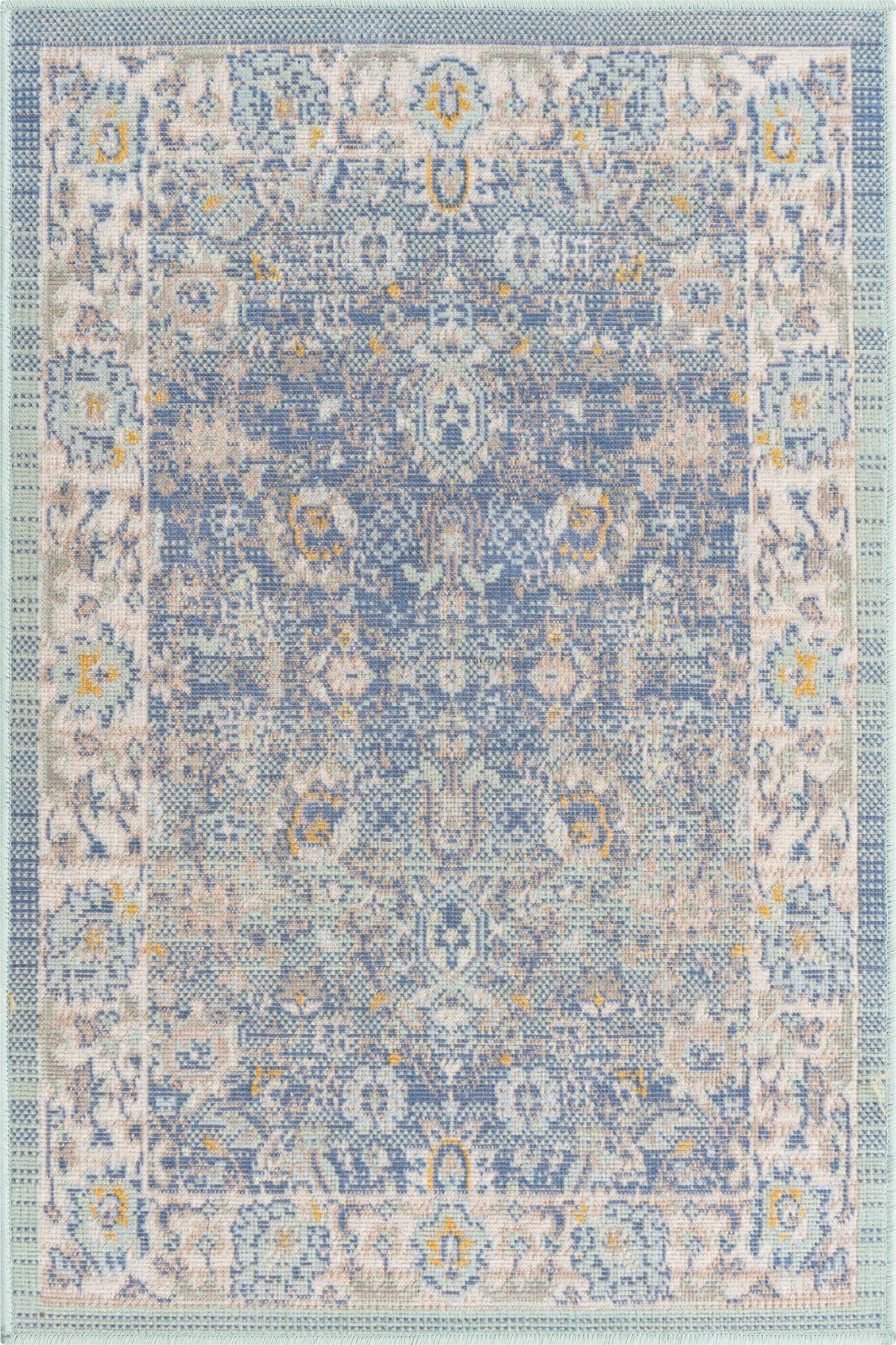 Unique Loom Whitney T-WHIT1 French Blue Area Rug – Incredible Rugs and ...