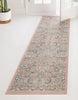 Unique Loom Whitney T-WHIT3 Powder Pink Area Rug Runner Lifestyle Image