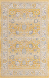 Unique Loom Whitney T-WHIT3 Tuscan Yellow Area Rug Square Top-down Image