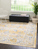 Unique Loom Whitney T-WHIT3 Tuscan Yellow Area Rug Square Lifestyle Image