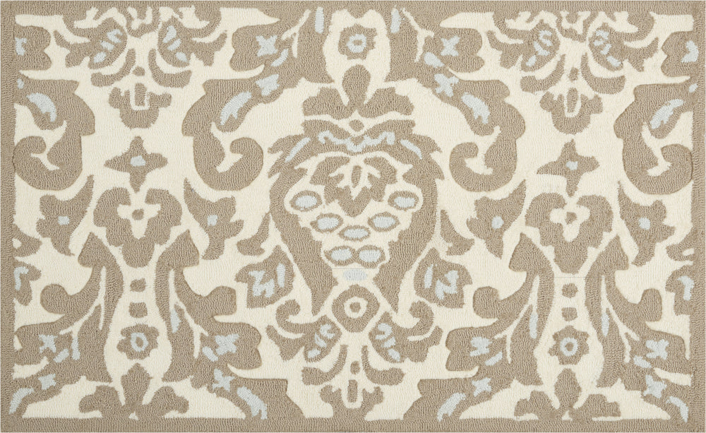 Nourison WAV27 WIH03 Khaki Area Rug by Waverly