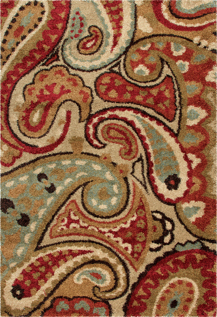 Orian Rugs Wild Weave Paisley Multi Area Rug by Palmetto Living main image
