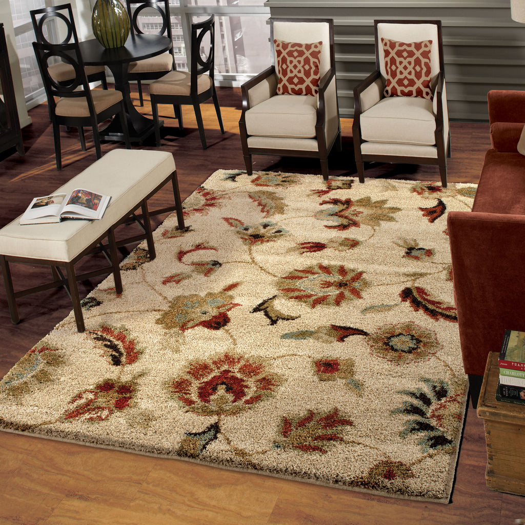 Orian Rugs Wild Weave London Bisque Area Rug by Palmetto Living Lifestyle Image Feature