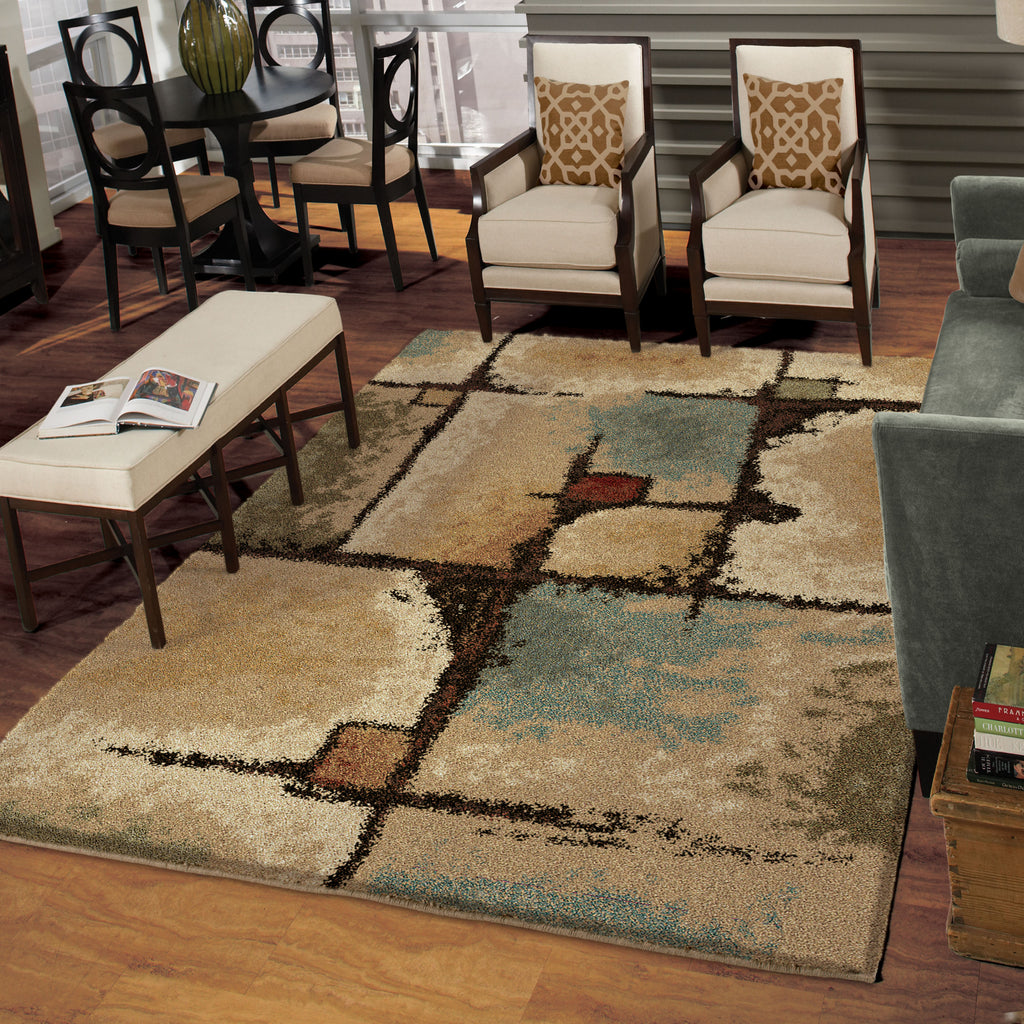 Orian Rugs Wild Weave Jada Bisque Area Rug by Palmetto Living Lifestyle Image Feature