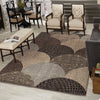 Orian Rugs Wild Weave Oystershell Seal Black Area Rug by Palmetto Living Lifestyle Image Feature