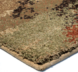 Orian Rugs Wild Weave Distressed Chevron Multi Bisque Area Rug by Palmetto Living Corner Image