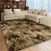 Orian Rugs Wild Weave Distressed Chevron Multi Bisque Area Rug by Palmetto Living Lifestyle Image Feature