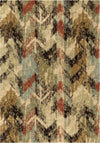 Orian Rugs Wild Weave Distressed Chevron Multi Bisque Area Rug by Palmetto Living main image
