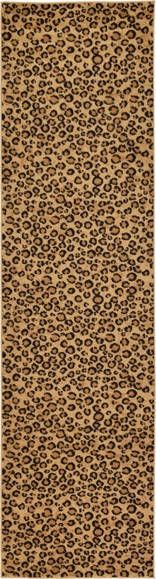 Unique Loom Wildlife T-G297A Light Brown Area Rug Runner Lifestyle Image