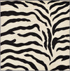 Unique Loom Wildlife T-G298A Ivory Area Rug Square Lifestyle Image