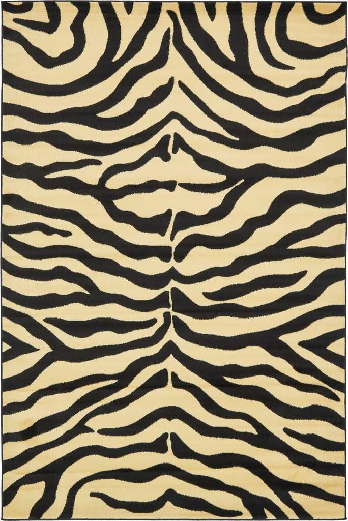 Unique Loom Wildlife T-G301A Cream Area Rug main image