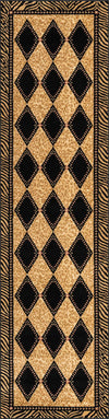 Unique Loom Wildlife T-G303A Light Brown Area Rug Runner Top-down Image