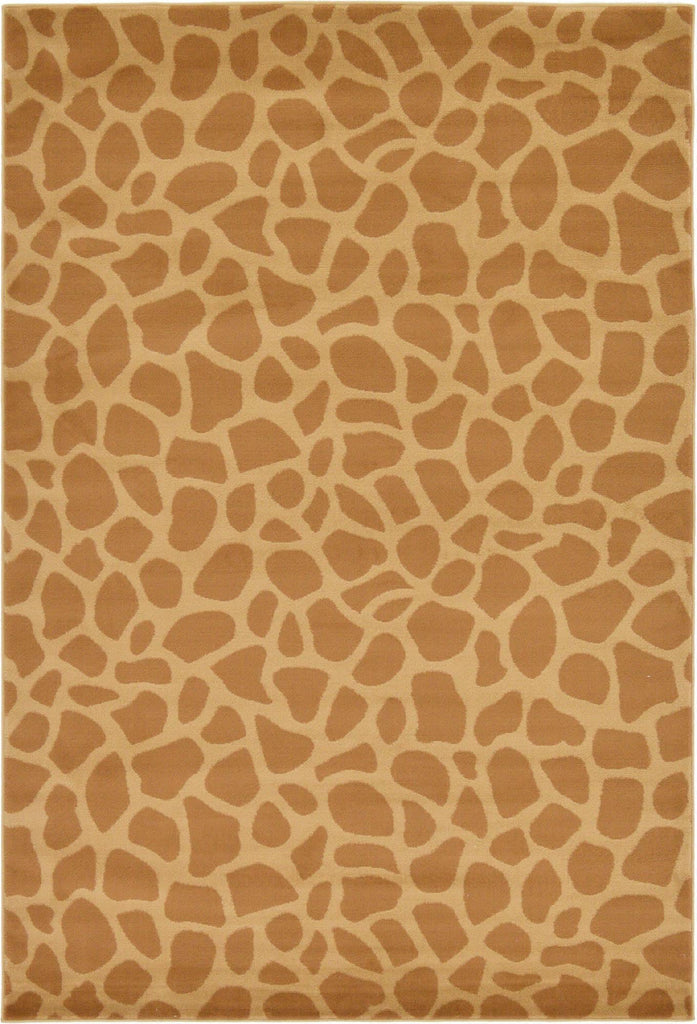 Unique Loom Wildlife T-G306A Yellow Area Rug main image