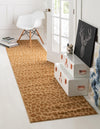Unique Loom Wildlife T-G306A Yellow Area Rug Runner Lifestyle Image