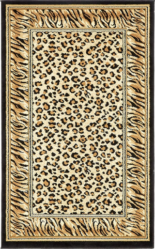 Unique Loom Wildlife T-G307A Light Brown Area Rug main image