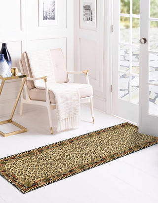 Unique Loom Wildlife T-G308A Cream Area Rug Runner Lifestyle Image