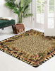 Unique Loom Wildlife T-G308A Cream Area Rug Square Lifestyle Image
