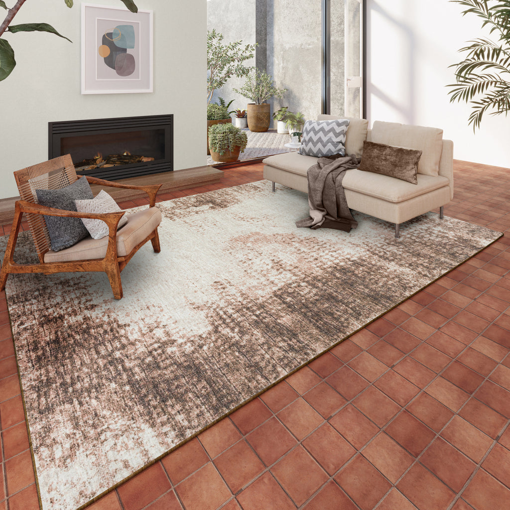 Dalyn Winslow WL1 Chocolate Area Rug Room Image Feature