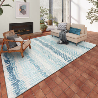 Dalyn Winslow WL4 Sky Area Rug Room Image Feature