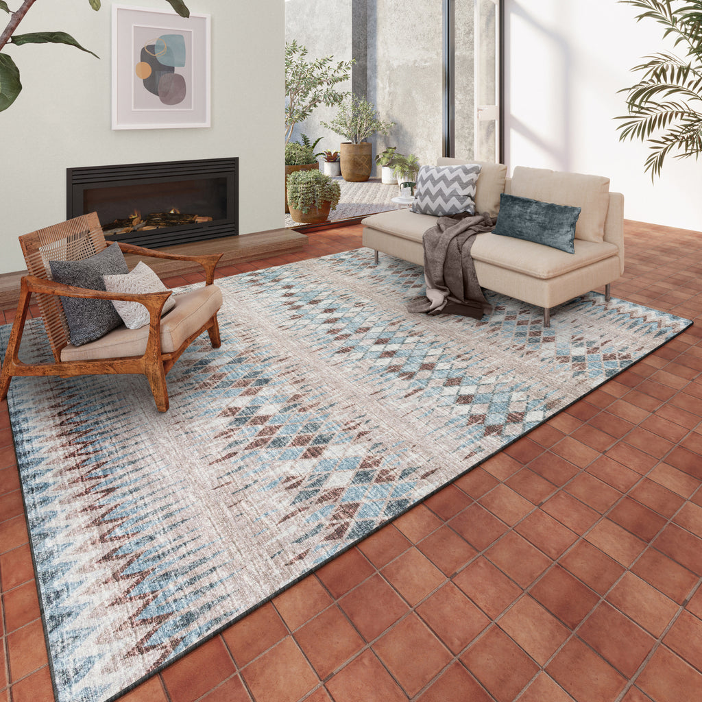 Dalyn Winslow WL5 Taupe Area Rug Room Image Feature