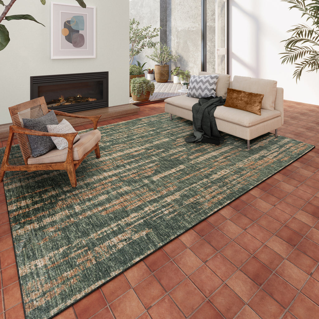 Dalyn Winslow WL6 Olive Area Rug Room Image Feature