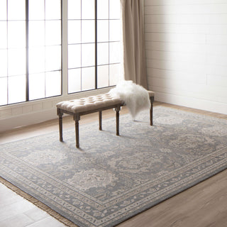 Karastan Paradigm Winsome Cornflower Area Rug Lifestyle Image