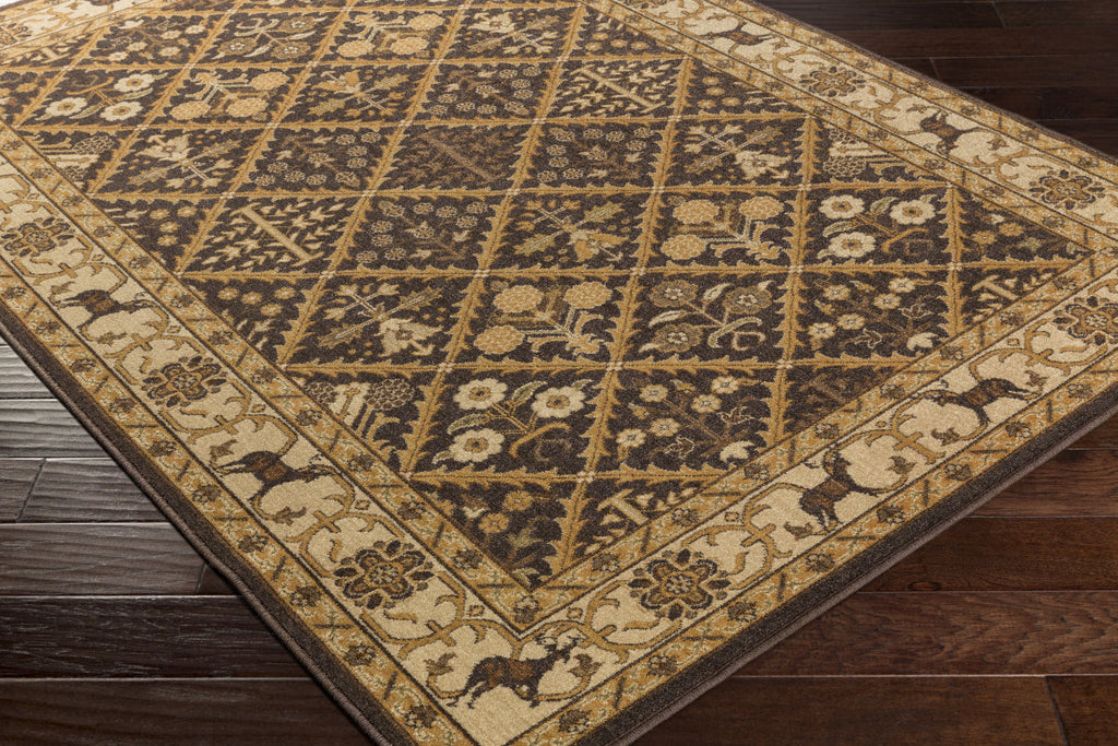 Surya Willow Lodge WLL-1006 Area Rug by Mossy Oak Corner Shot Feature